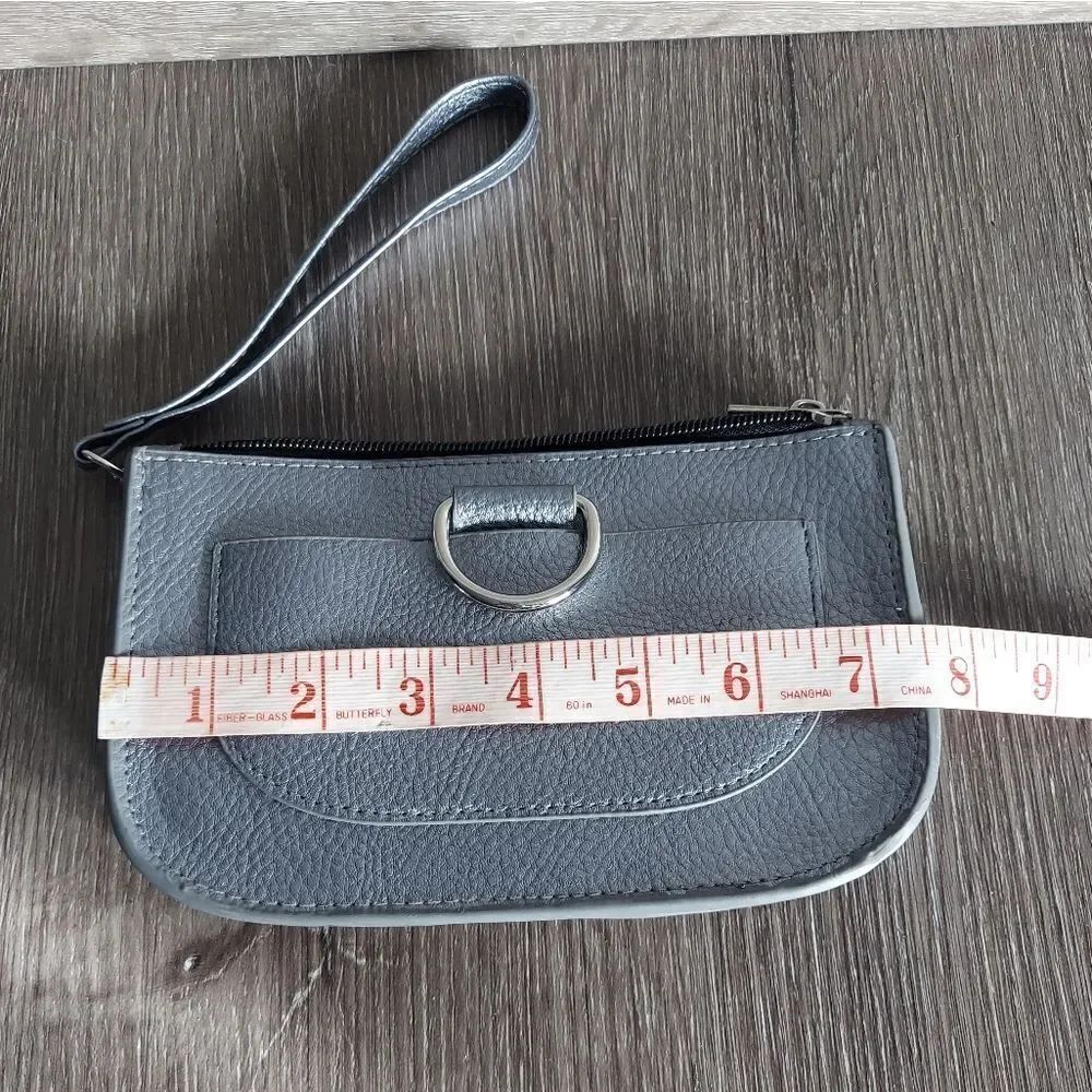 Safe Keeper Silver Wristlet Bag - Picture 4 of 5